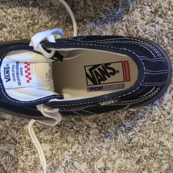 Vans Crockett Decon High Skate Shoes Black Chocolate White Hi Top Mens 7 New - Picture 7 of 7